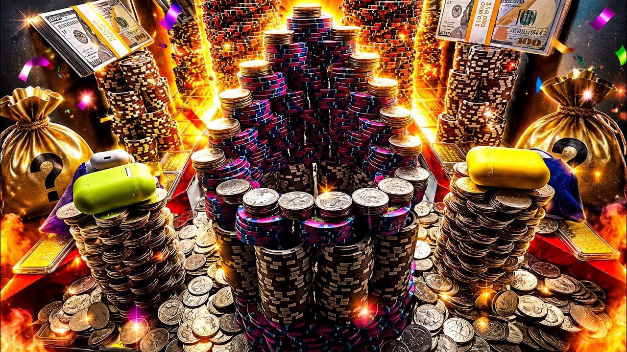 100 Quarter Challenge High Limit Coin Pusher