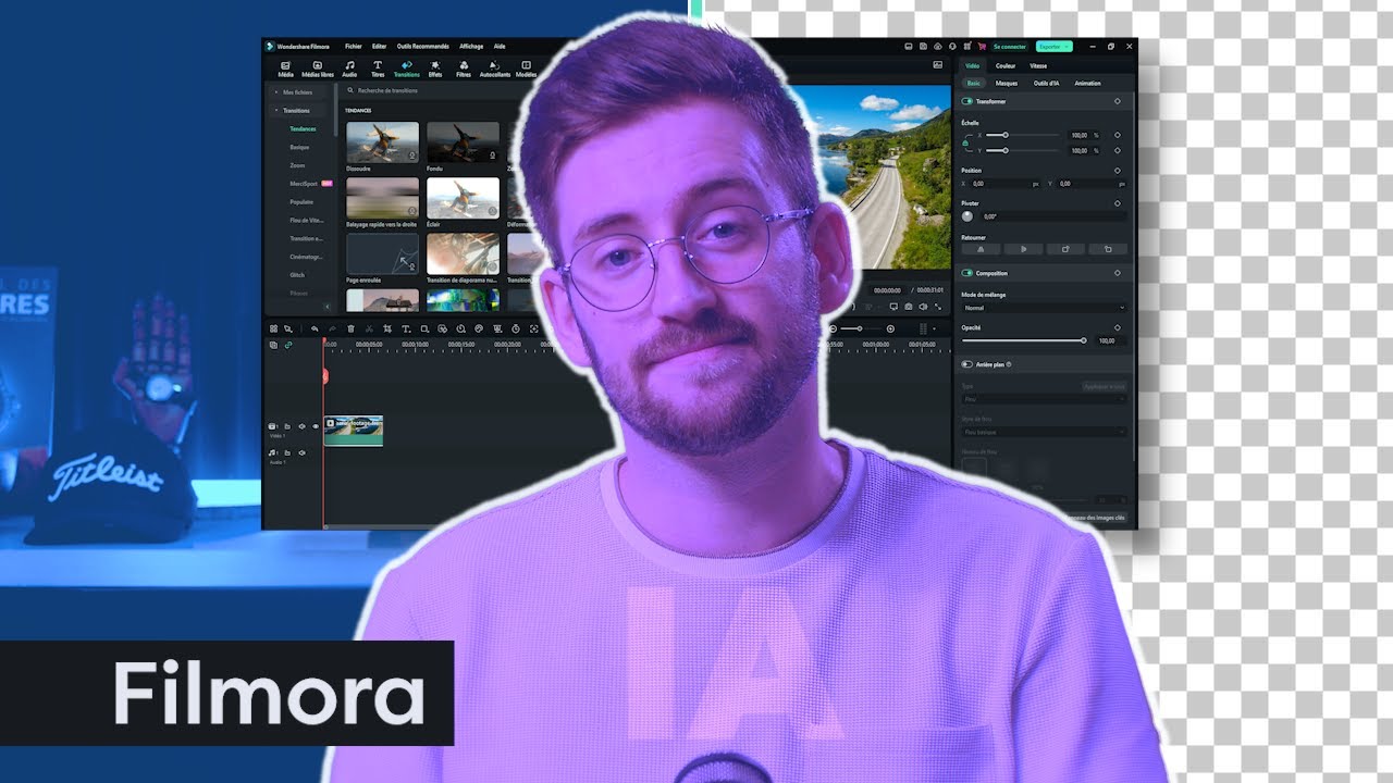 Comment supprimer l'arrière plan d'une vidéo avec Filmora