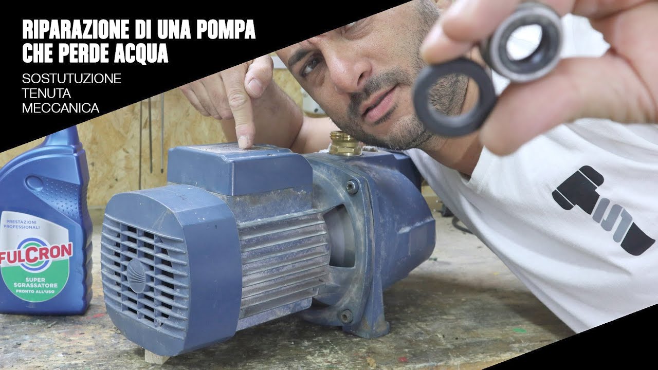 Come riparare la pompa dell'autoclave che perde