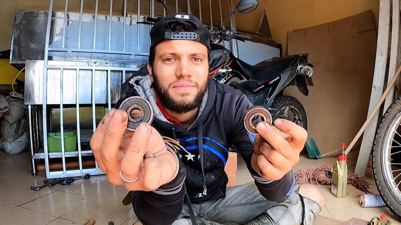 Como cambiar las balineras de Moto AKT TTR200 de FORMA CORRECTA y sin herramienta especial
