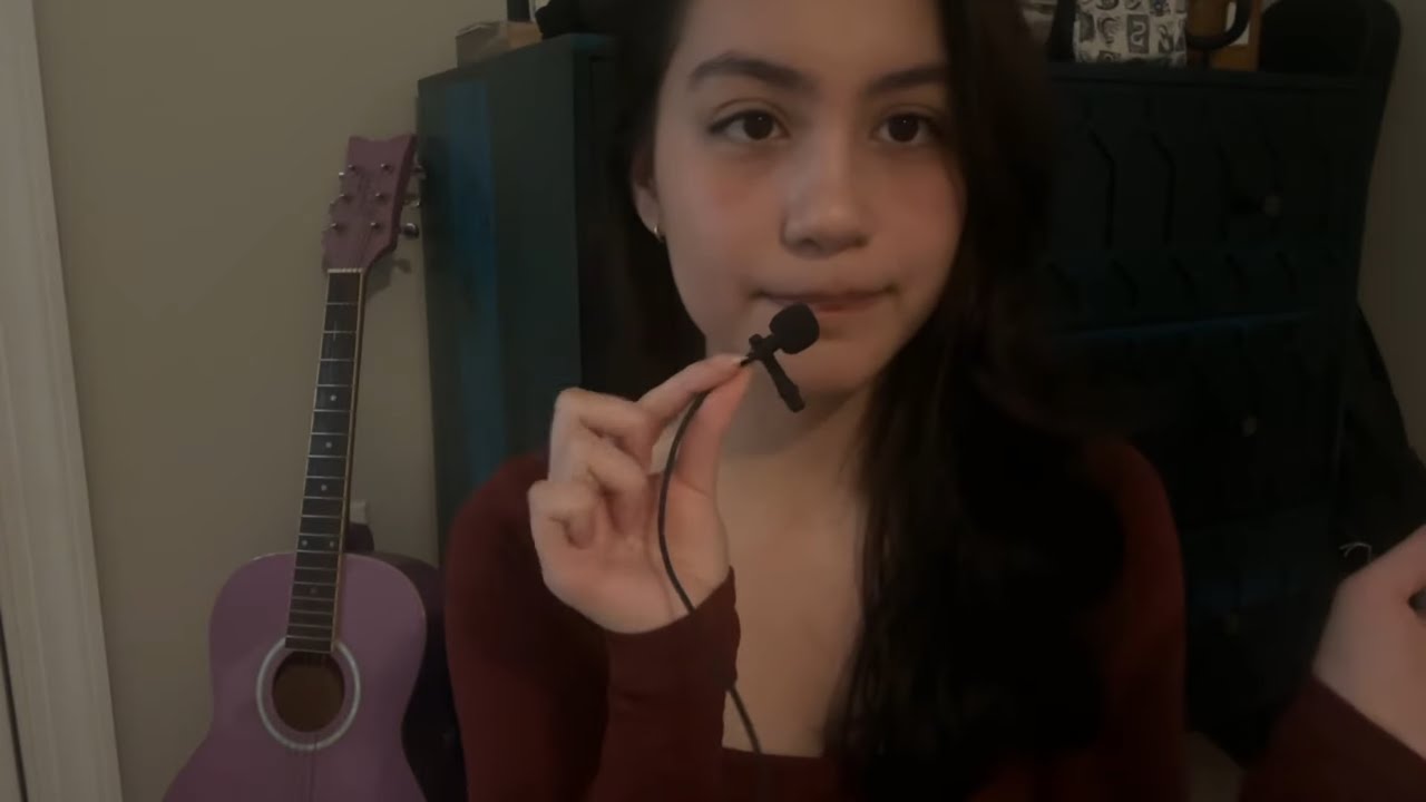 asmr up close whispers w/ mini mic