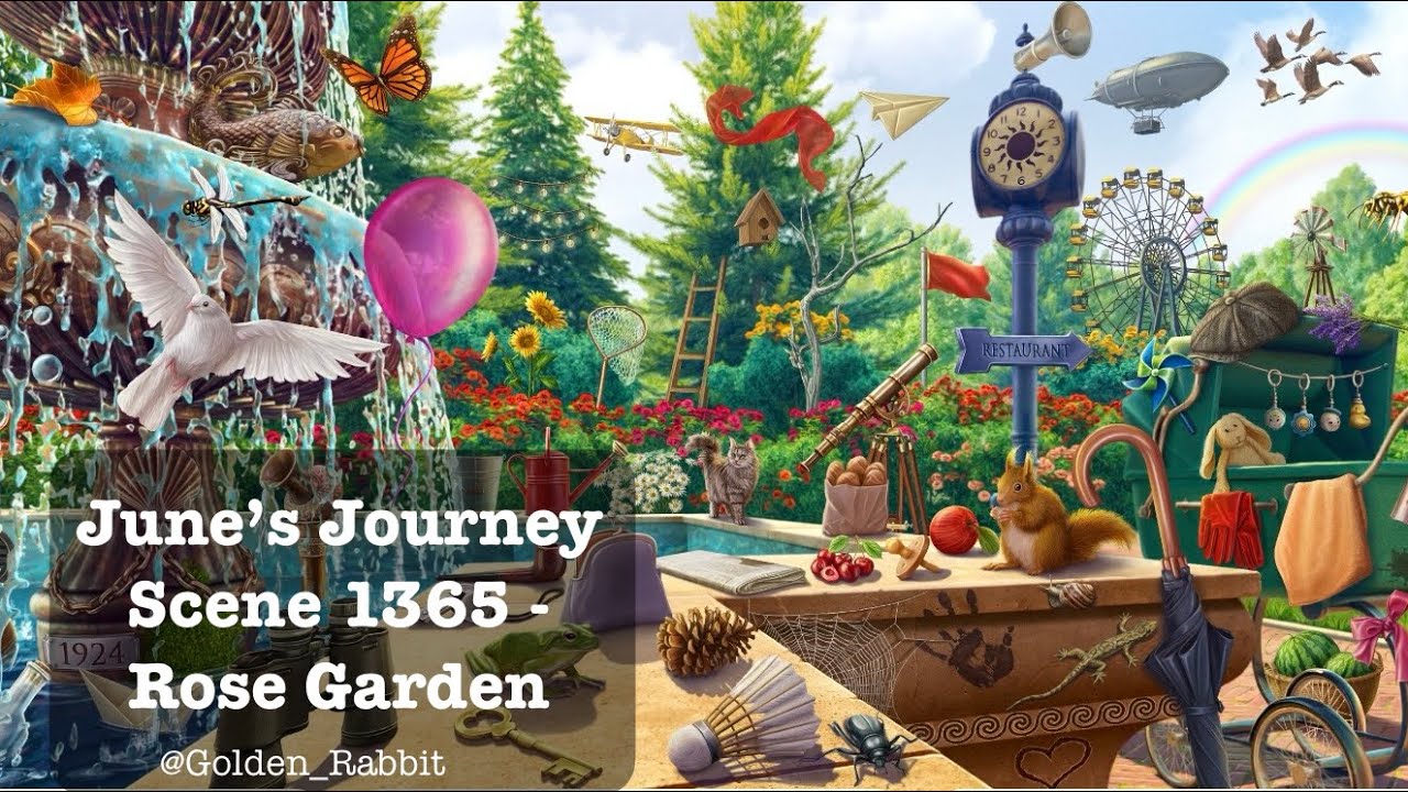 June’s Journey 1365 - Rose Garden. No Sound, No Loading Screens & No Leaderboard Screens.
