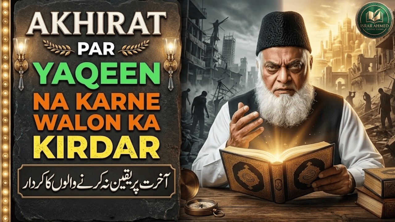 Akhirat Par Emaan Na Laney Walon Ki Nishaniyan | Dr Israr Ahmed