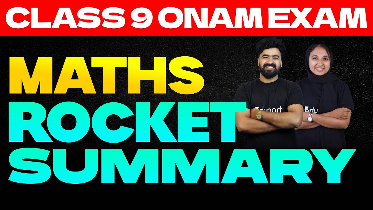 Class 9 Onam Exam Maths Full Chapter Rocket Summary | Eduport