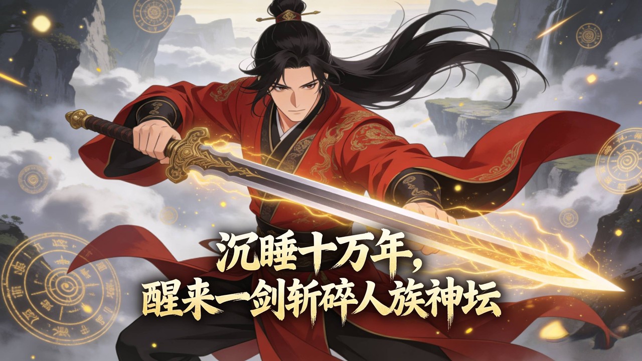 【Multi Sub】《沉睡十萬年，醒來一劍斬碎人族神壇！》脈為引，怒火為薪！ 葬天神劍認主，一劍斬至尊，萬界跪迎大帝清算！#漫劇 #動態漫 #AI漫劇 #動漫 #動畫
