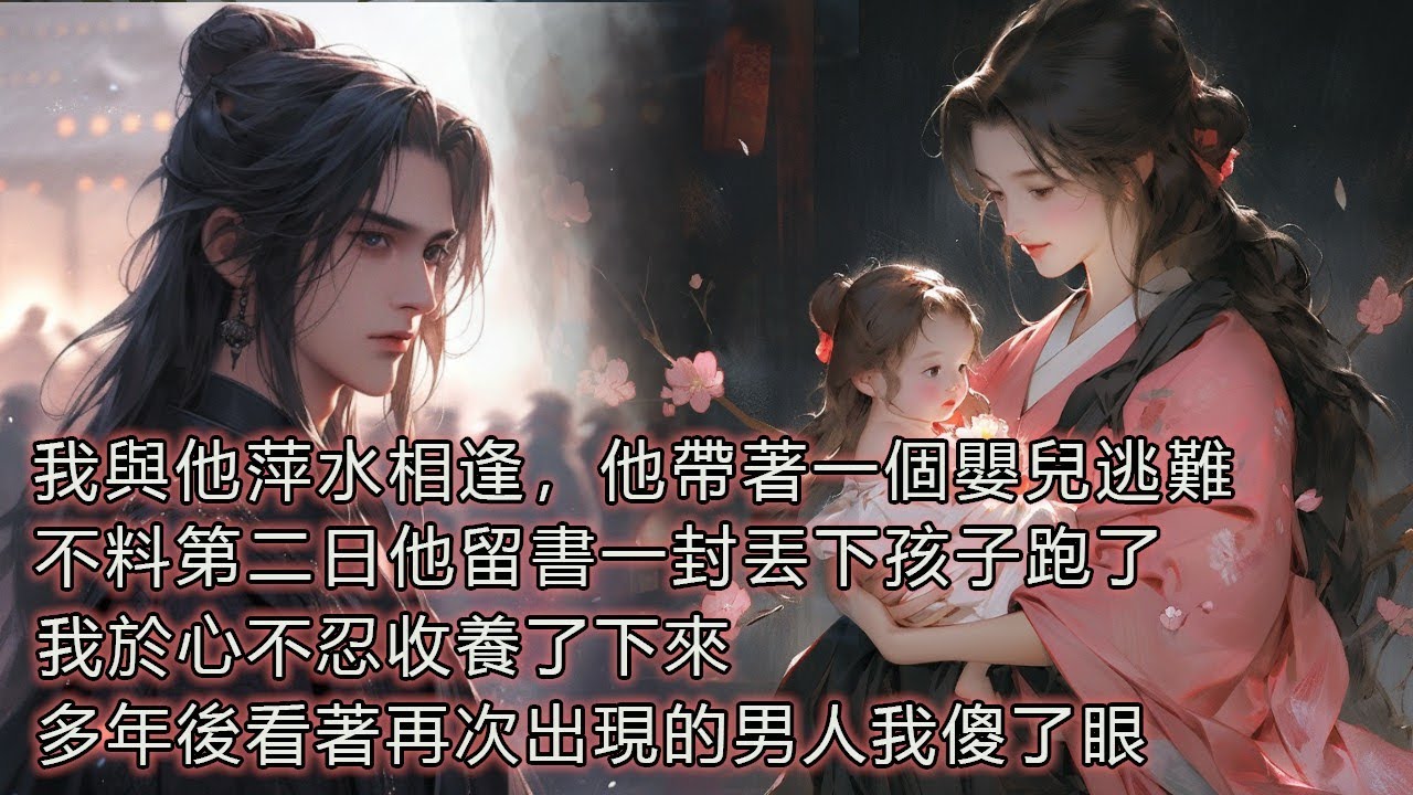 我與他萍水相逢，他帶著一個嬰兒逃難，不料第二日他留書一封丟下孩子跑了，我於心不忍收養了下來多年後看著再次出現的男人我傻了眼。