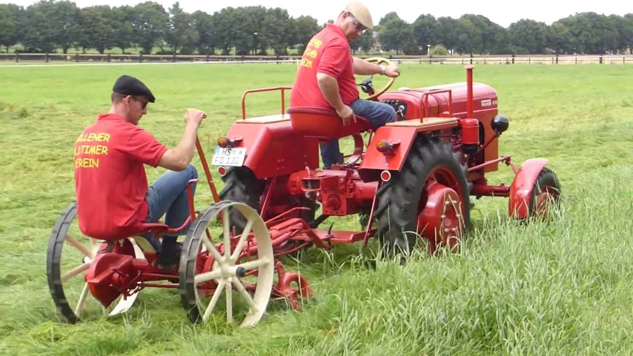 Mähen und Zetten mit Fahr D130 und Fahr D88 | Heu ernte | Oldtimer | maaien en schudden