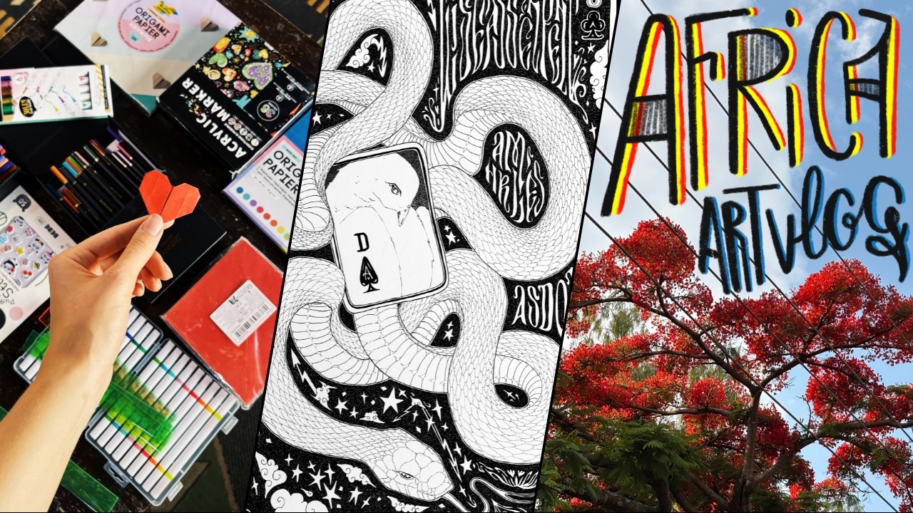 Volunteering in Africa | Turning Travel Memories into Graphic Ink Art
