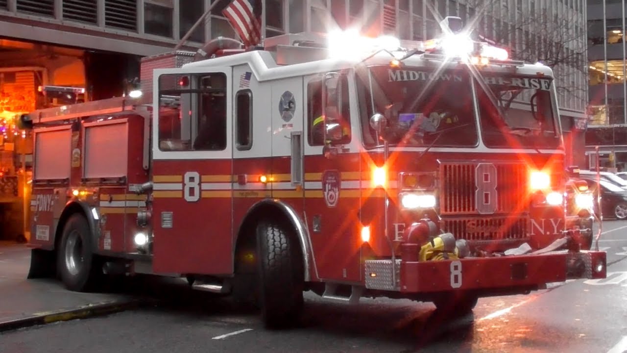 *Full House Response* FDNY Engine 8, Ladder 2, & Battalion 8 Responding