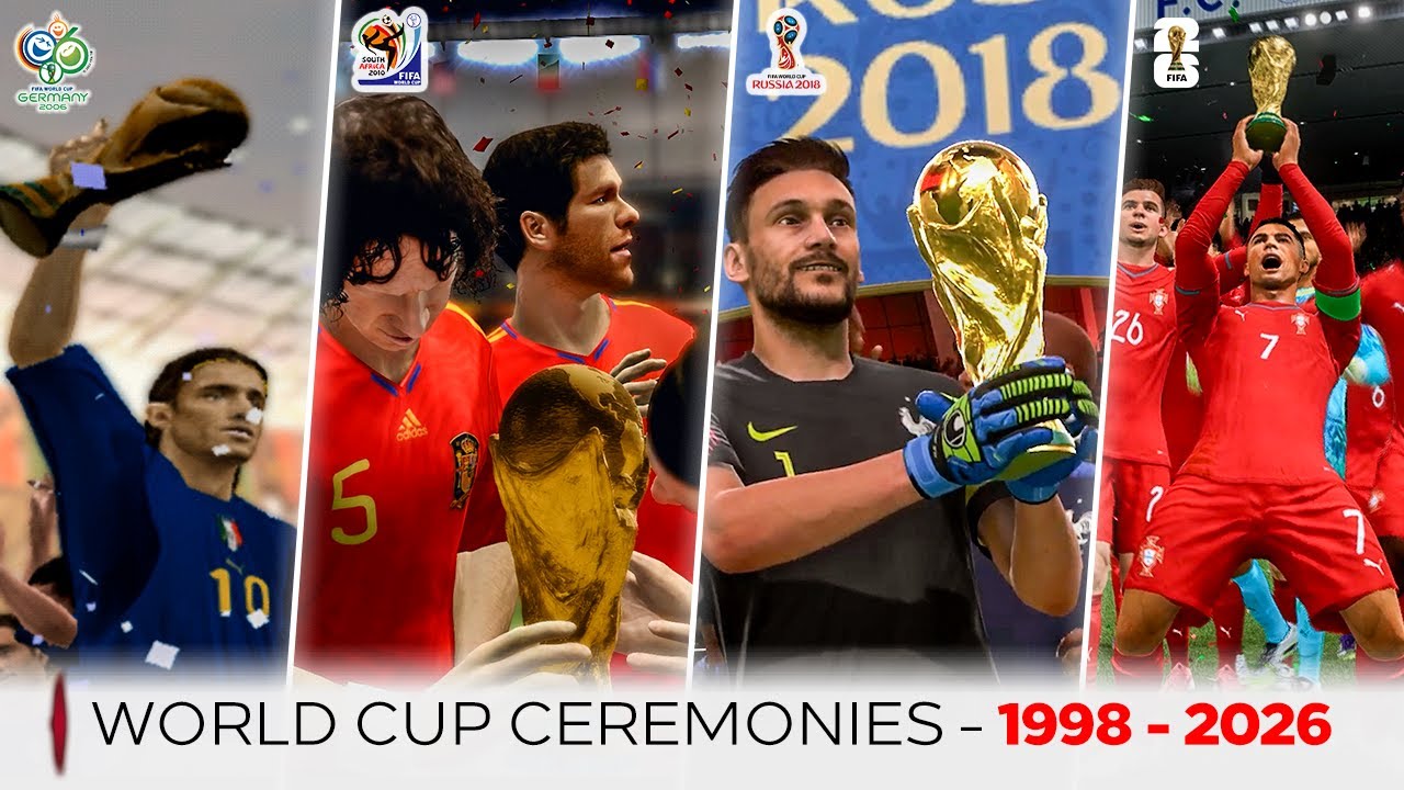 FIFA World Cup Trophy Celebration Evolution | 1998 - 2026