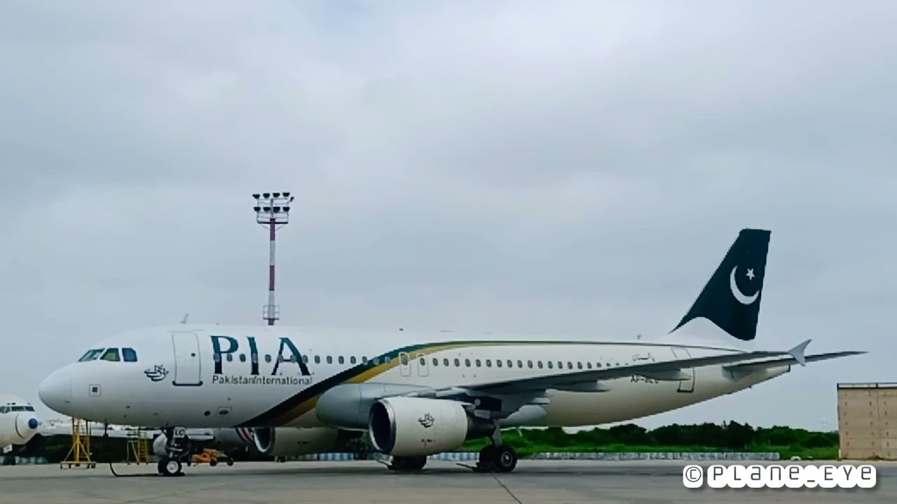 @pakistaninternationalairline  Airbus 320_214 performing High Power Engine Runup At OPKC.