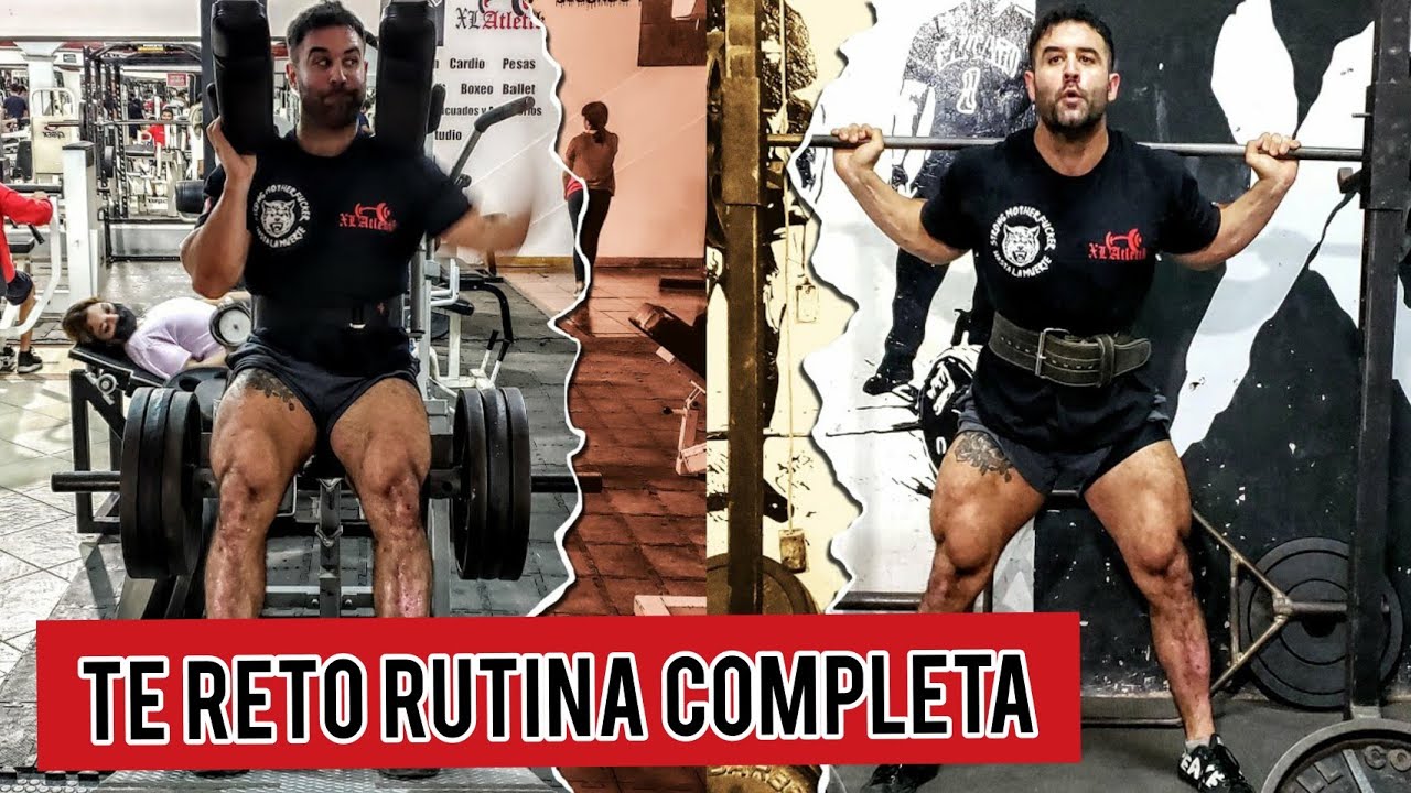 RUTINA COMPLETA DE PIERNA GLUTEOS (Series y Repeticiónes incluidas)