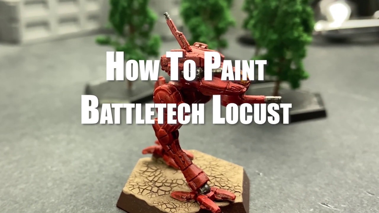 Painting a Battletech Kurita Lance Part 2: Locust | Cool Custom Collectibles