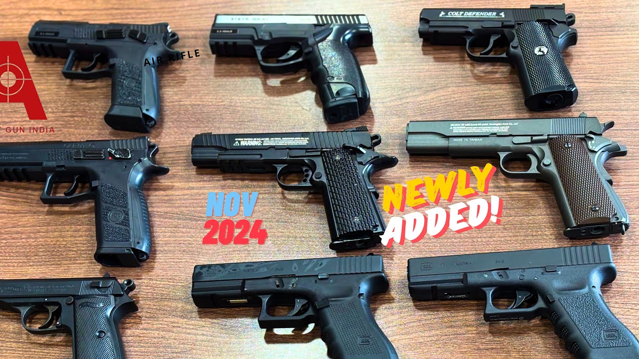 Newly added co2 Air pistol  collection November 2024 | Air gun in India 🇮🇳