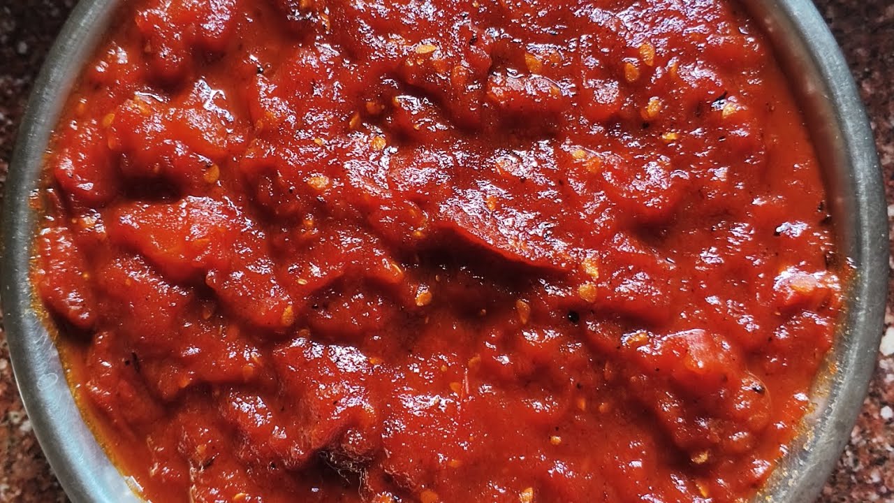  टमाटर की खटी मीठी चटनी बनाने की रेसपि 🍅🍅🍅🌶🌶🌶