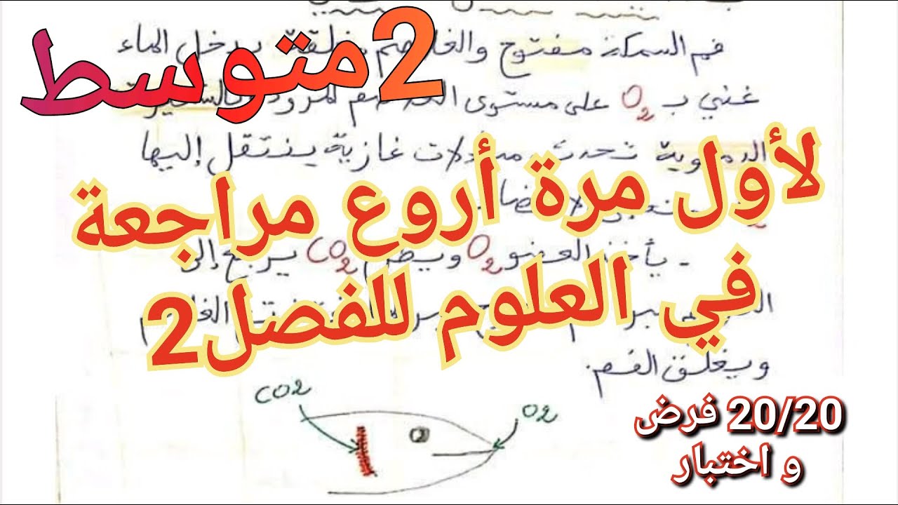 نزولا عند طلب تلاميذ السنة2متوسط💥أقوى ملخص،مراجعة لدروس العلوم الطبيعية و الحياة للفصل2/فرض و اختبار