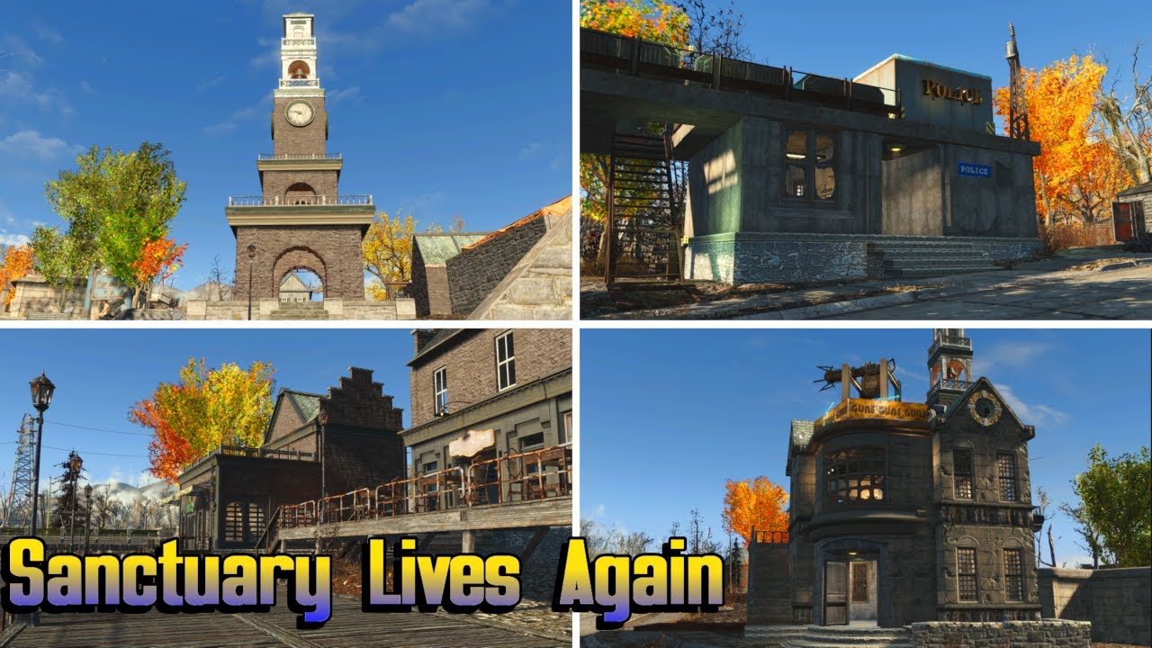 Sanctuary Lives Again | Fallout 4 Settlement Mods XBOX ONE (2020)