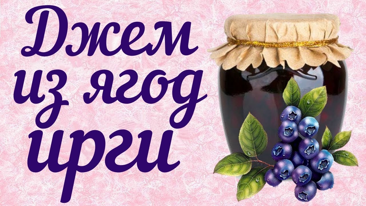 Густой и ароматный джем из ягод ирги на зиму