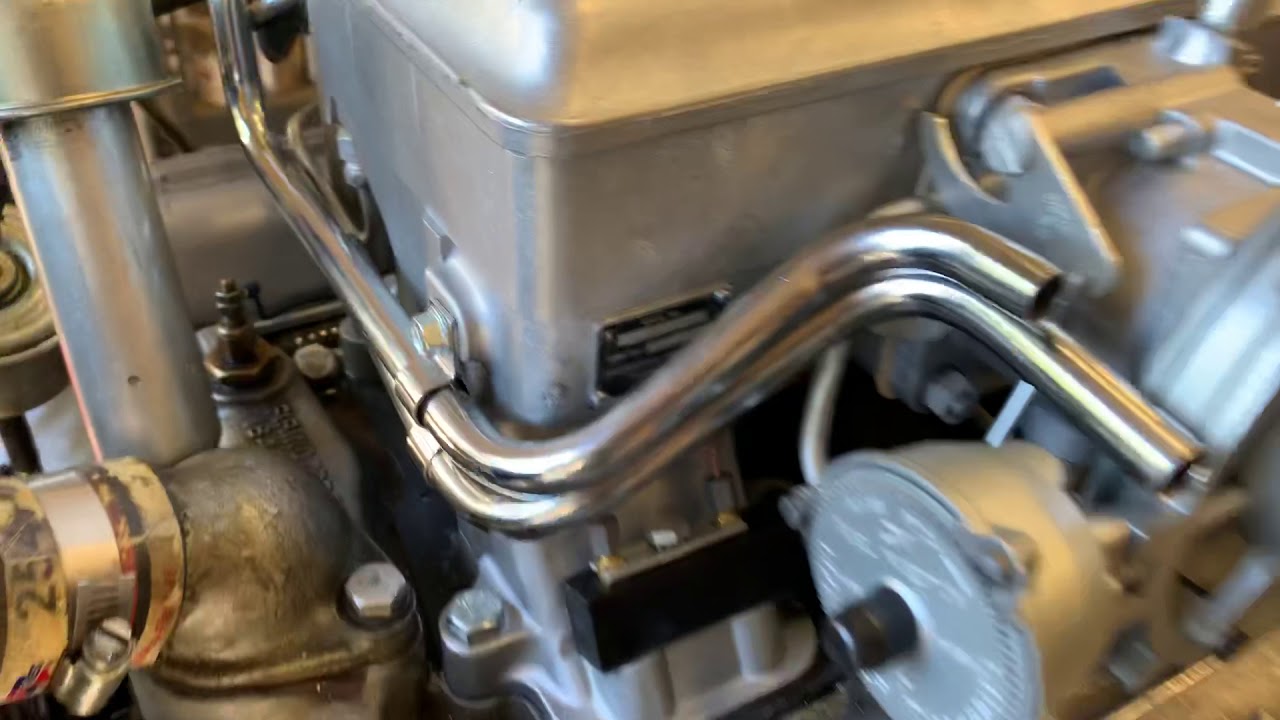 1963 fuel injection unit Rochester testing, test run, 375 unit, 7017375, fully restored unit
