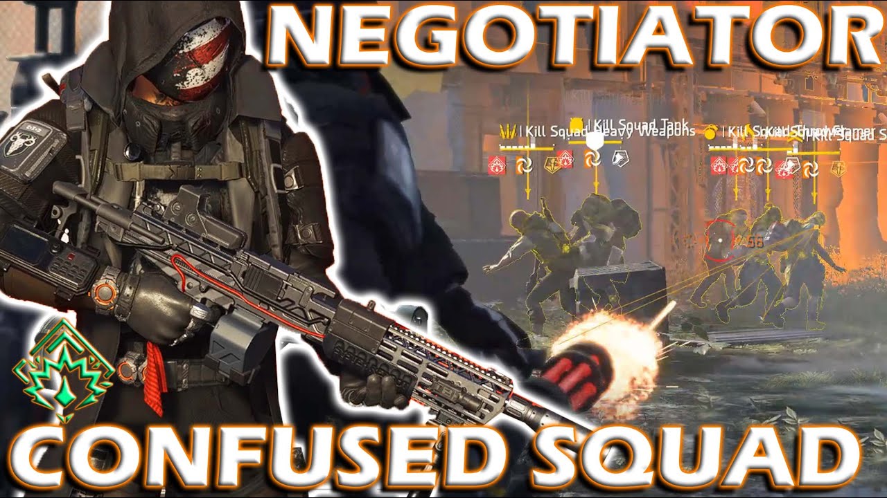 Миниган на синем экране удаляет всё! | Переговорщик Y7S2 Соло PVE #division2
