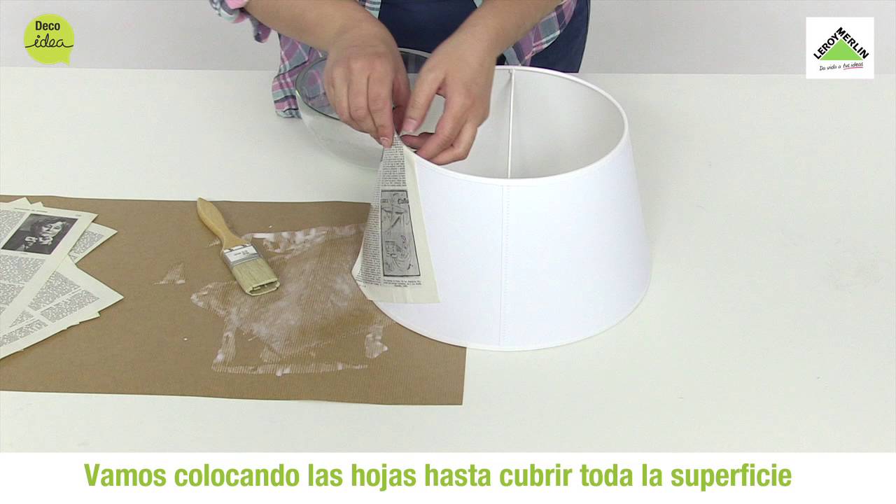 Decora una lámpara de sobremesa - LEROY MERLIN