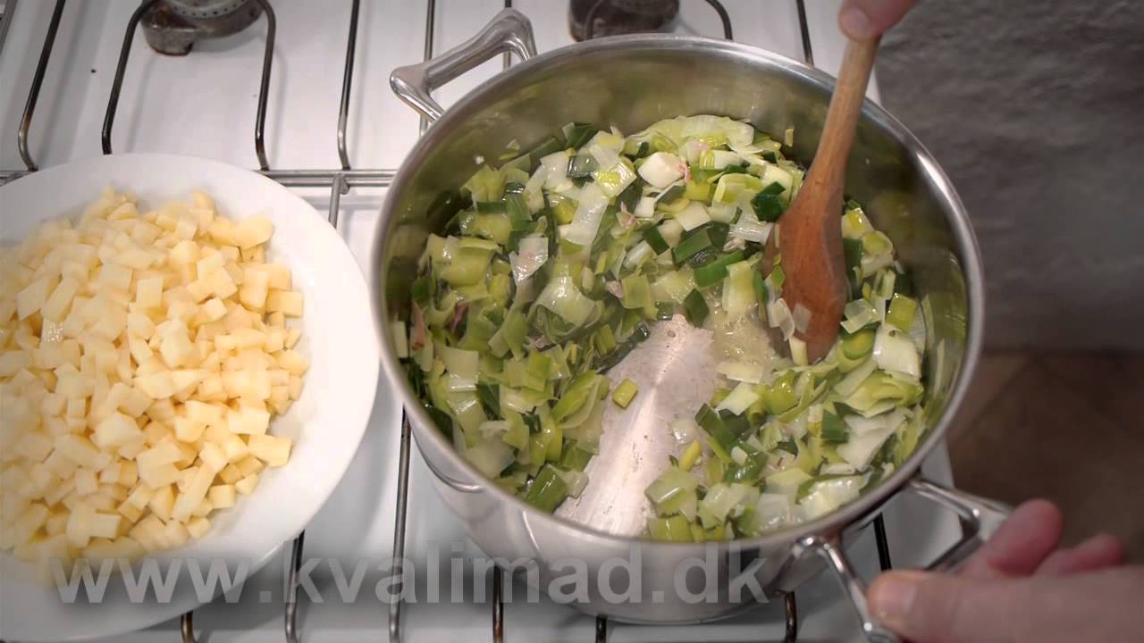 Kartoffel porre suppe