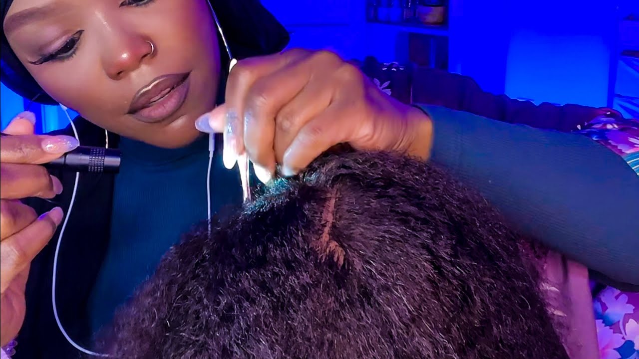ASMR Hair Play | Scalp Massage, Hair Brushing, Lice Check (Personal Attention) (TikTok Live Replay)