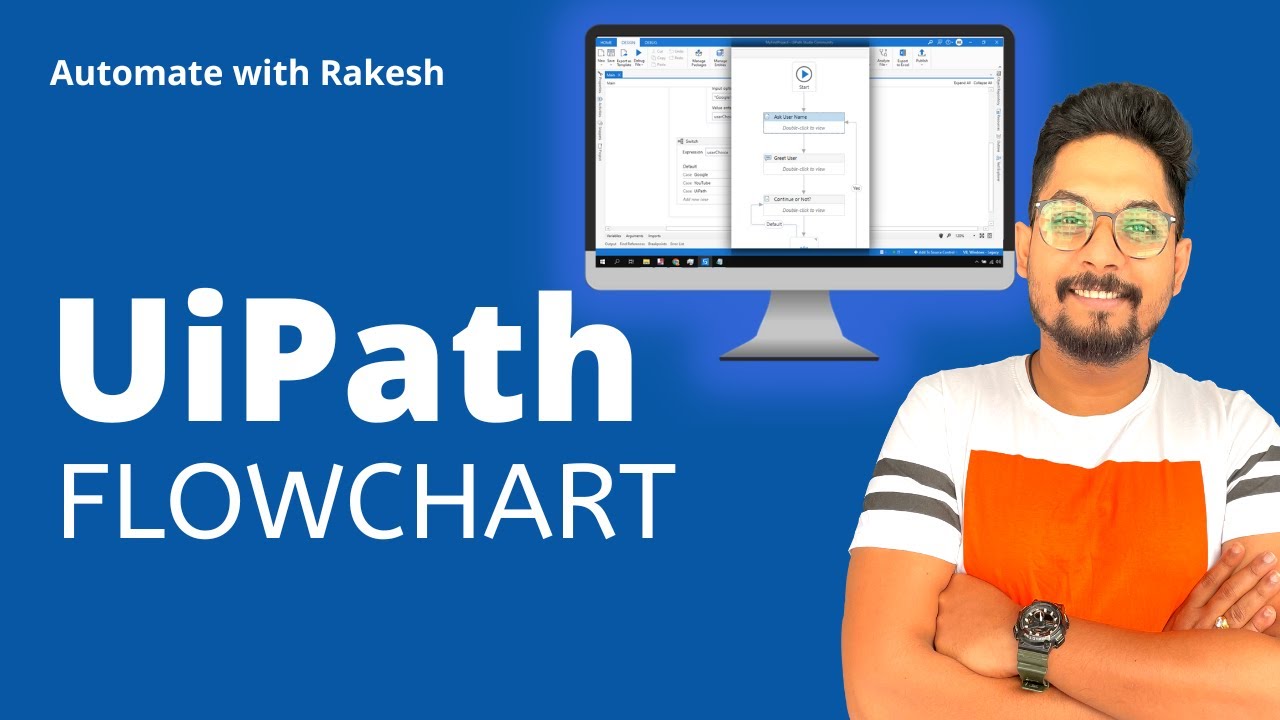 Блок-схема UiPath | Примеры блок-схемы UiPath | Что такое блок-схема в UiPath
