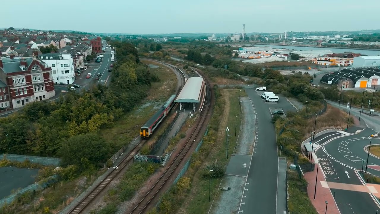 Barry Docks, Wales 🏴󠁧󠁢󠁷󠁬󠁳󠁿 it's not all Gavin and Stacey.. 4k drone footage