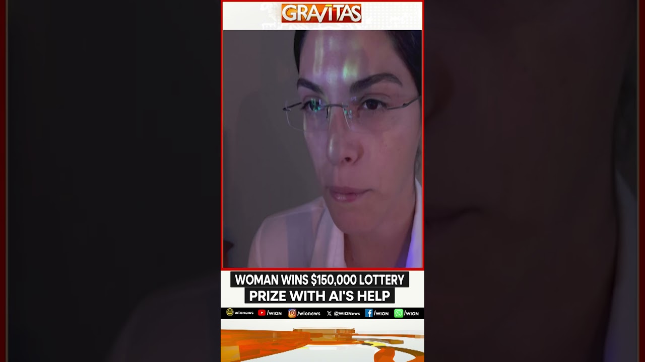 Woman Wins Big Lottery With AI's Help | GRAVITAS | WION Shorts