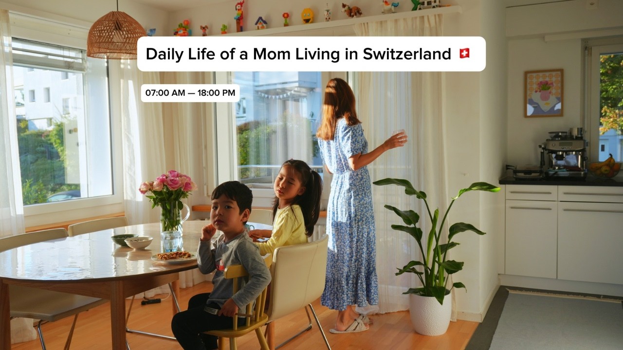 Daily life in Switzerland 🇨🇭 | Mom of 2 kids | A day in my life in Switzerland