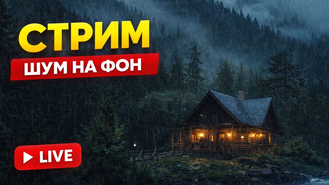 Шум Дождя по Крыше | Звуки дождя для сна и радует душу