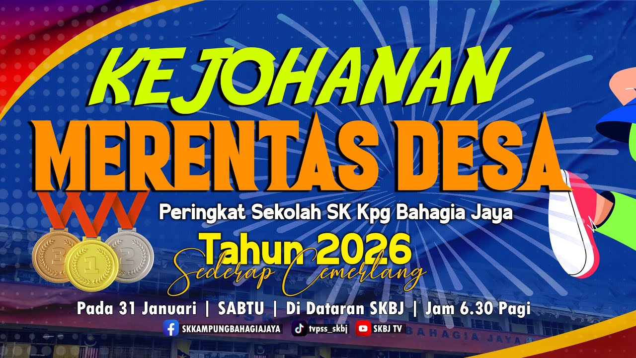 KEJOHANAN MERENTAS DESA & PELANCARAN KOKURIKULUM SKBJ 2026