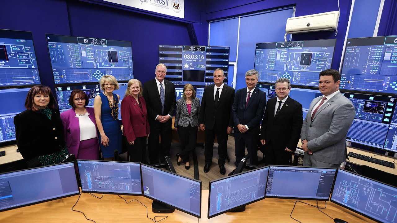 Live from Univ. of Bucharest, Opening of NuScale Energy Exploration Center