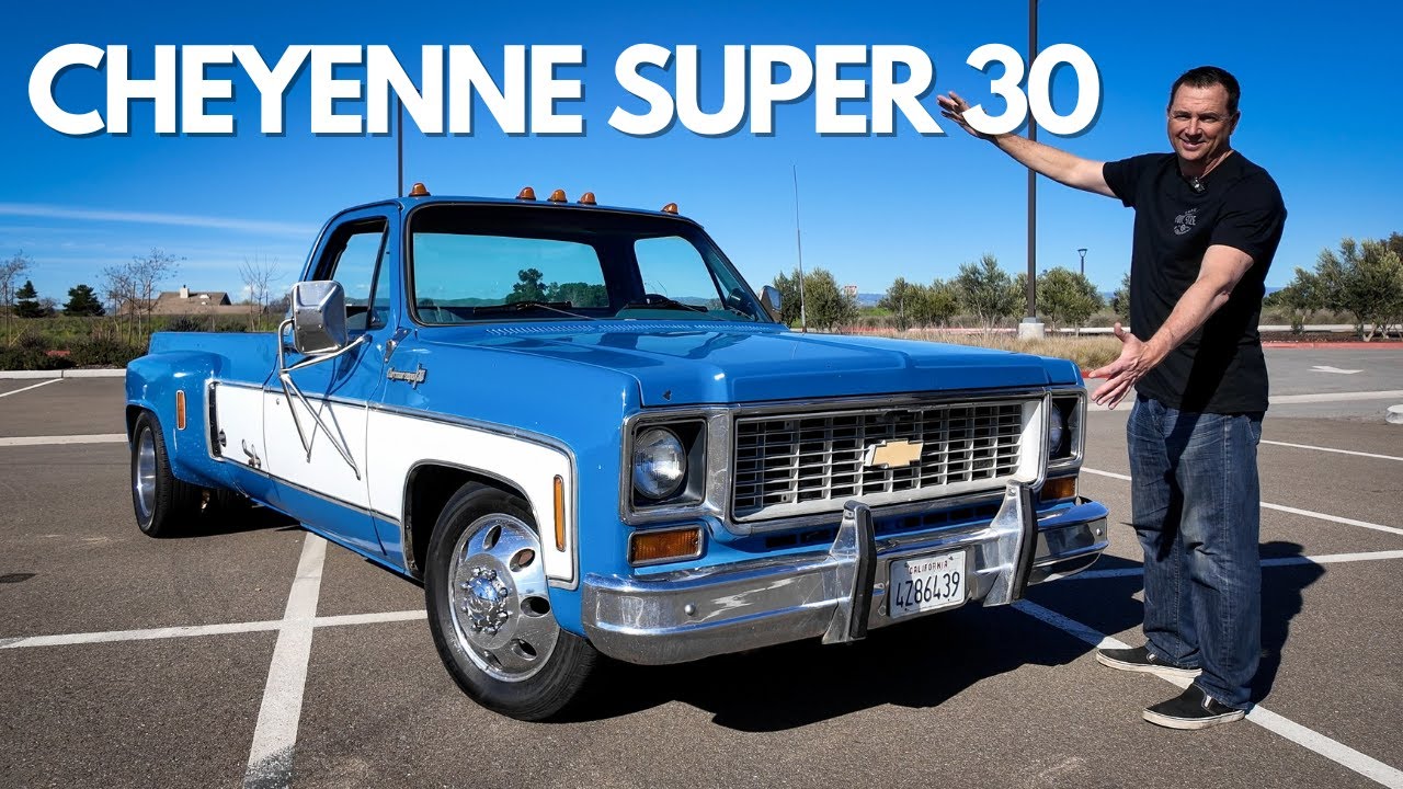 Squarebody C10 Dually 1974 года со всеми заводскими опциями | Chevrolet Cheyenne Super 30