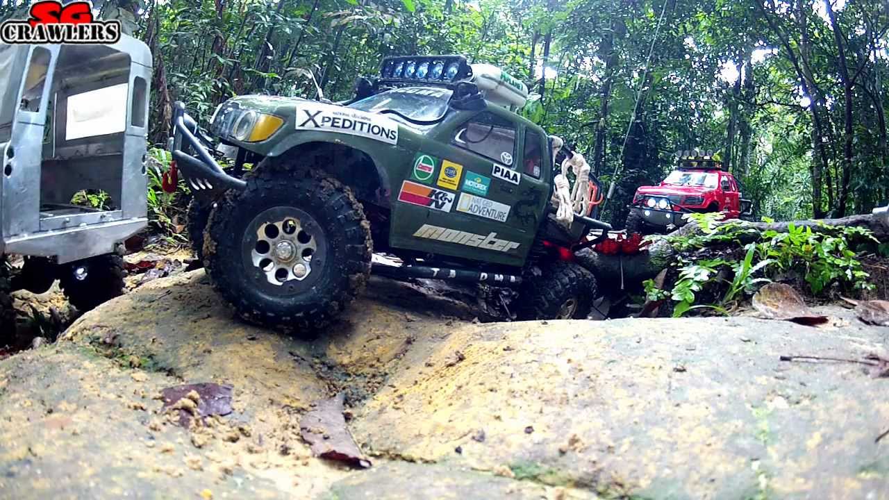 Part1: 11 Trucks mudding! Rifle Range Road Honcho Trail Finder 2 Tundra Defender Land Cruiser