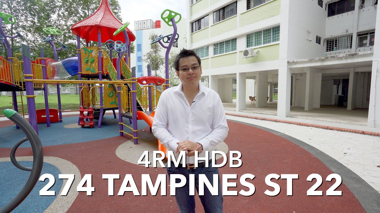 Block 274 Tampines Spacious Top Floor Corner Unit For Sale