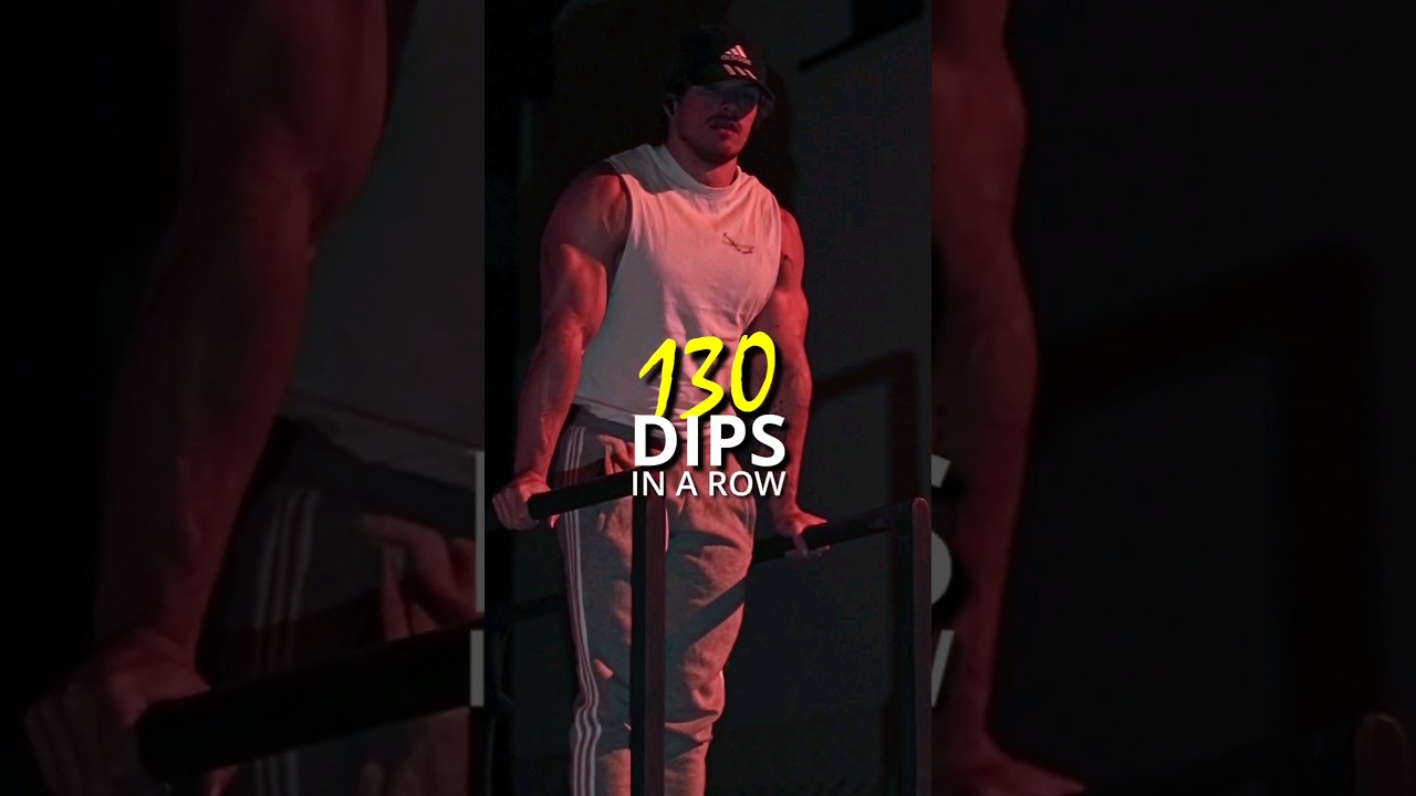 130 Dips NONSTOP - full video on my IG 👊🏼