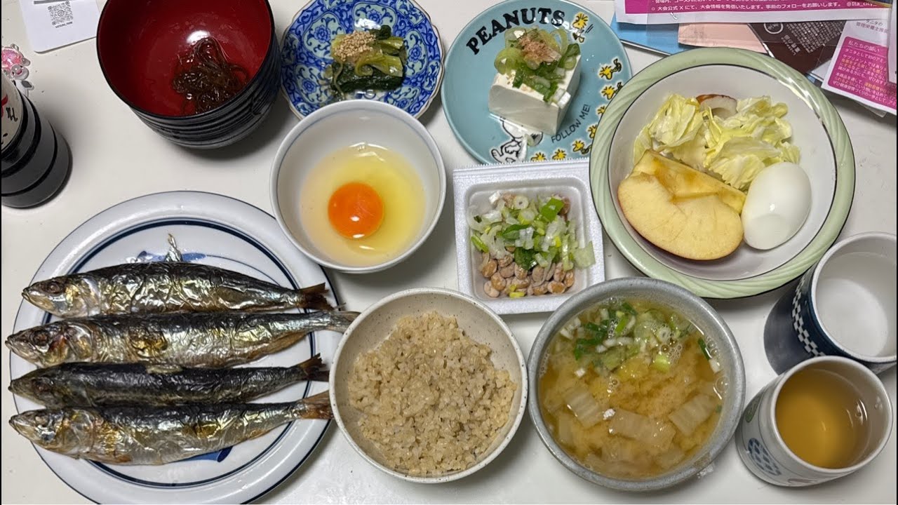 夕食配信 焼魚鰯 031026Tu #1日1食 #16時間断食 #四毒抜き #ダイエット #予備試験 #50代 #婚活中