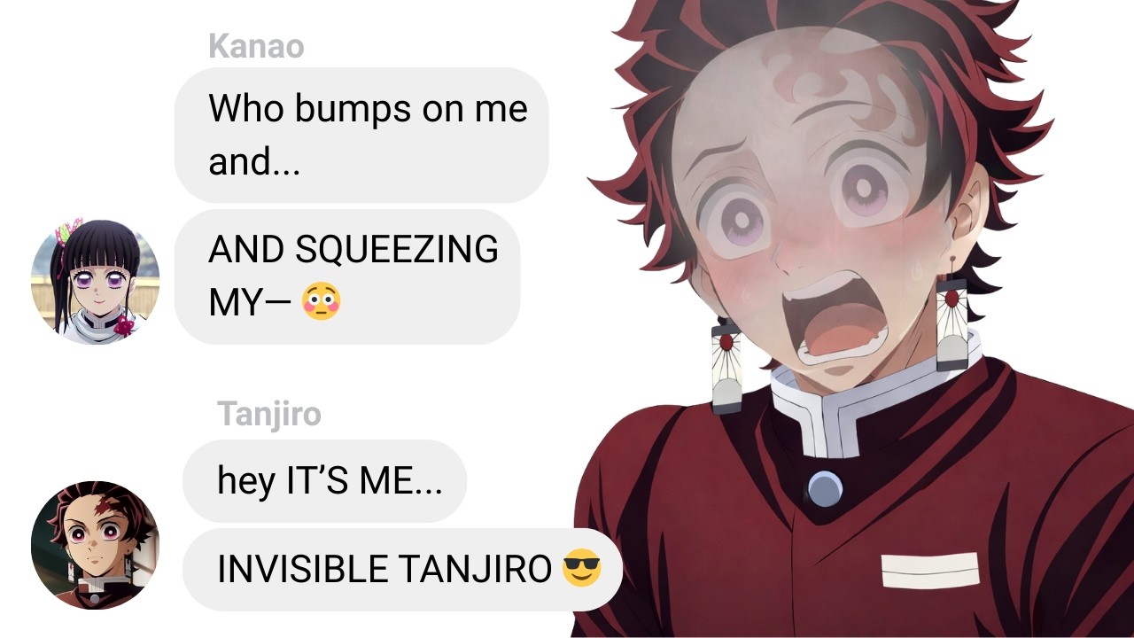 If Tanjiro Becomes Invisible | Demon Slayer Text Story
