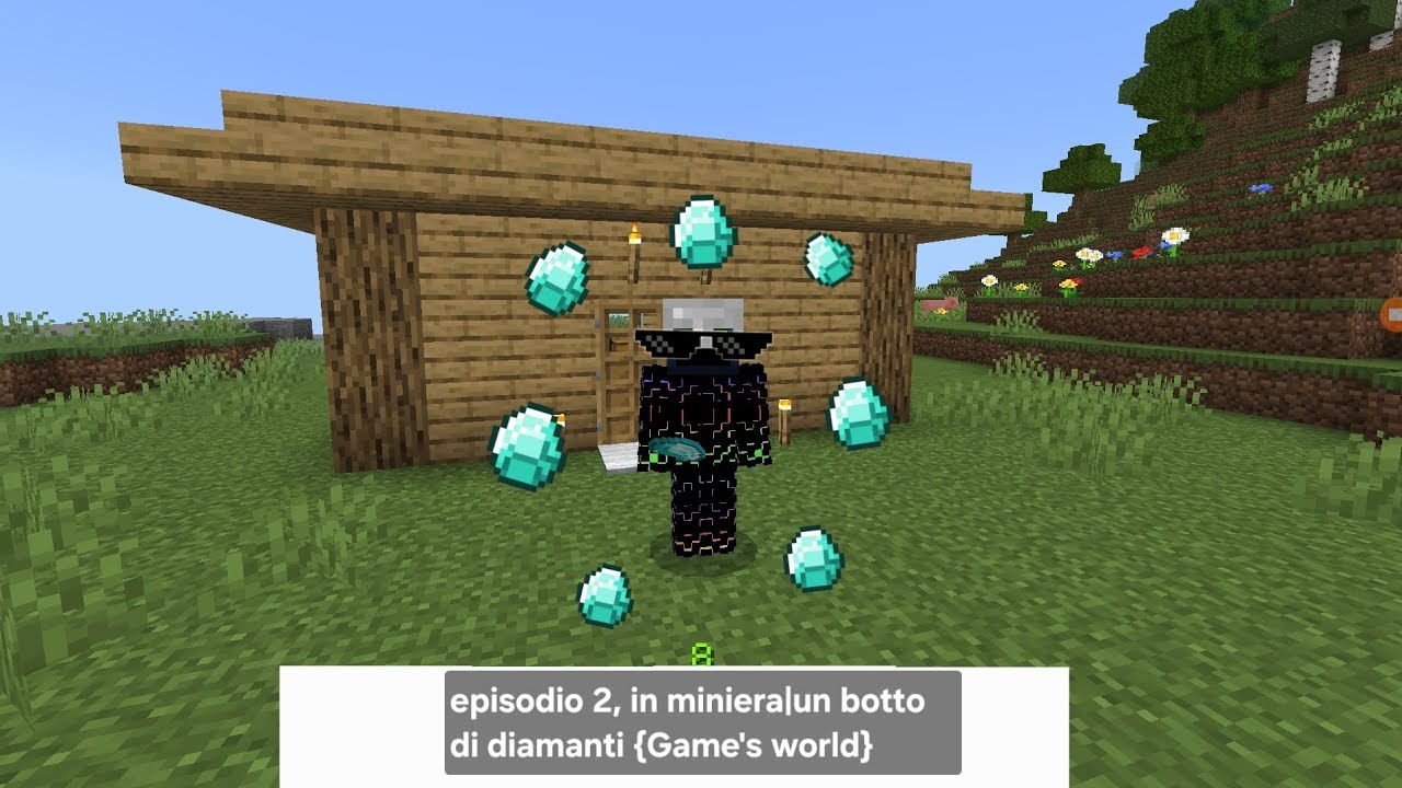 Game's world, ep.2, si va in miniera, un botto di diamantuoli