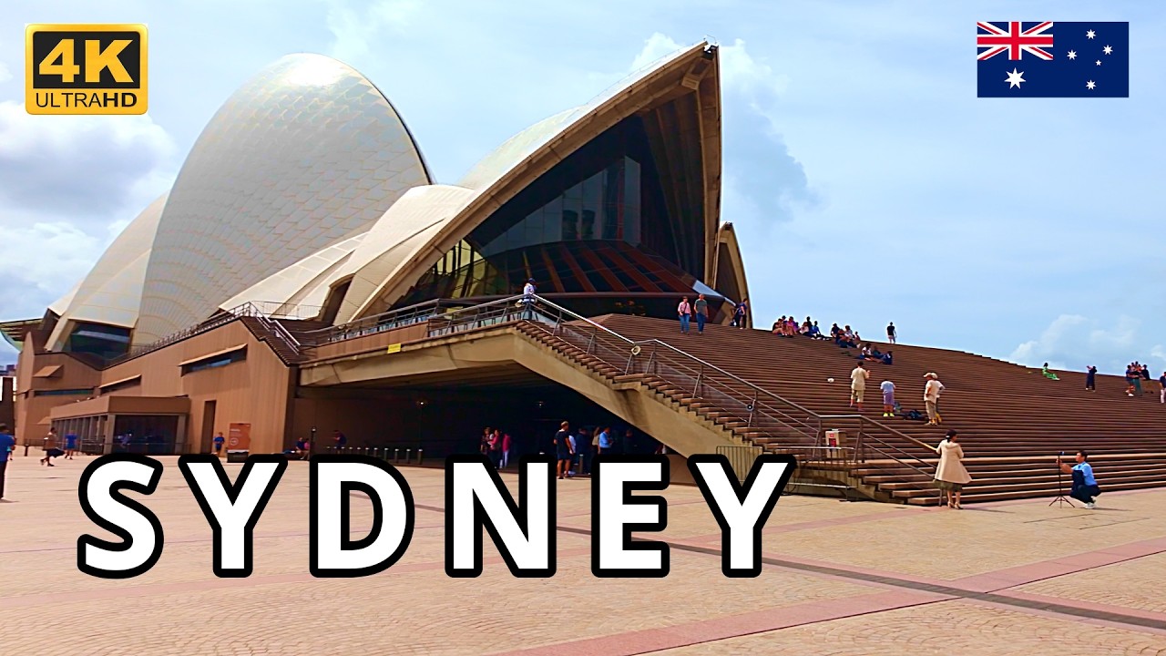 Sydney Iconic Landmarks Walking Tour - Opera to Harbour Bridge (4K) Australia