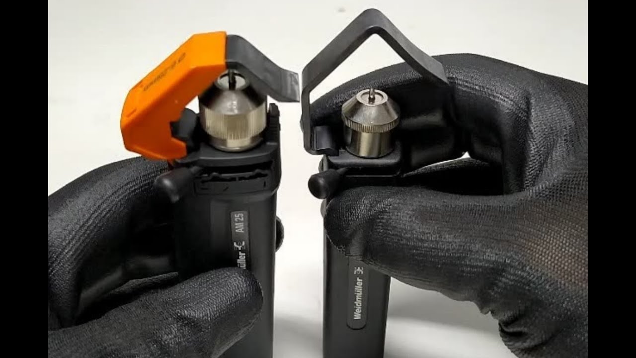 Decapadores de cabos Weidmuller AM25 e AM35. Falando sobre suas características!