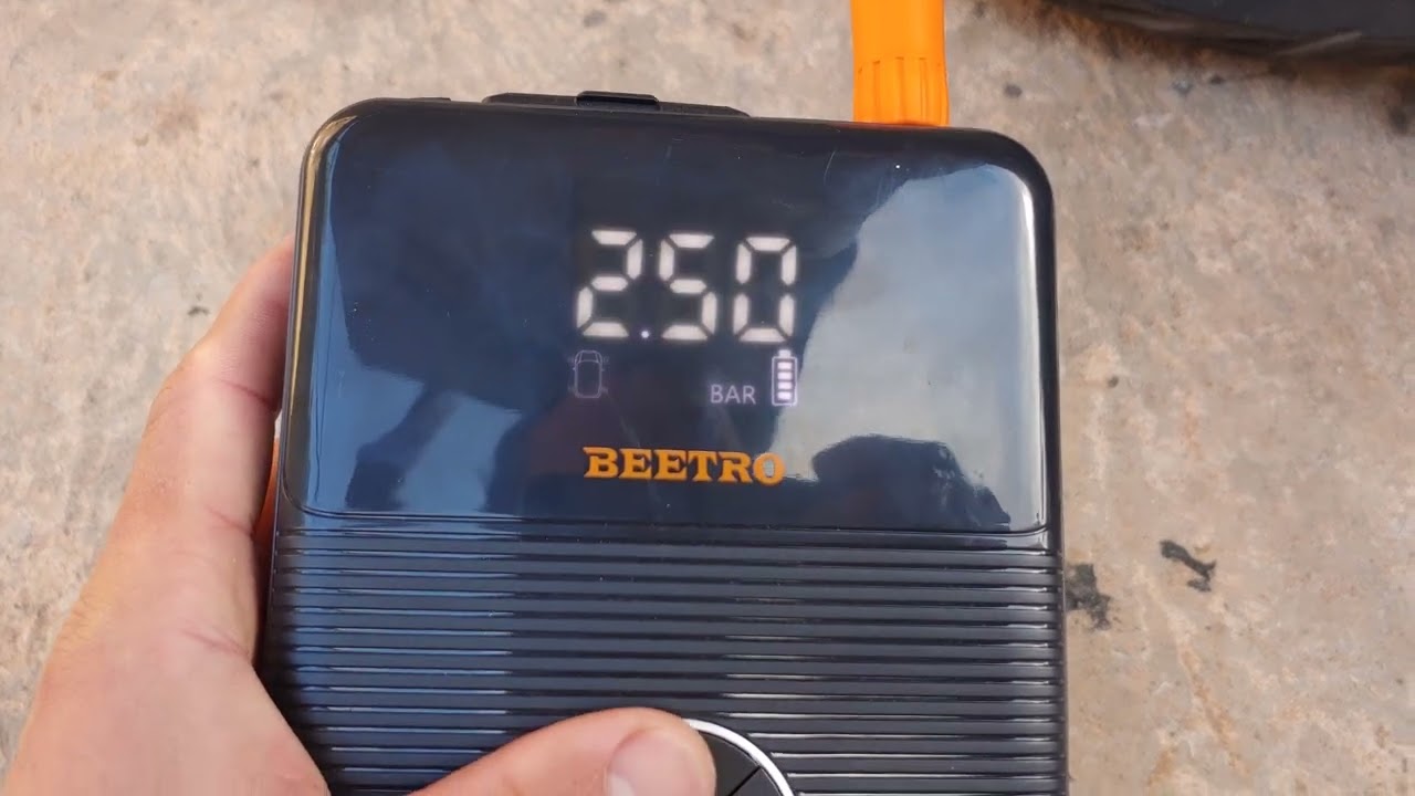 كيفية إستعمال compresseur et chargeur batterie beetro