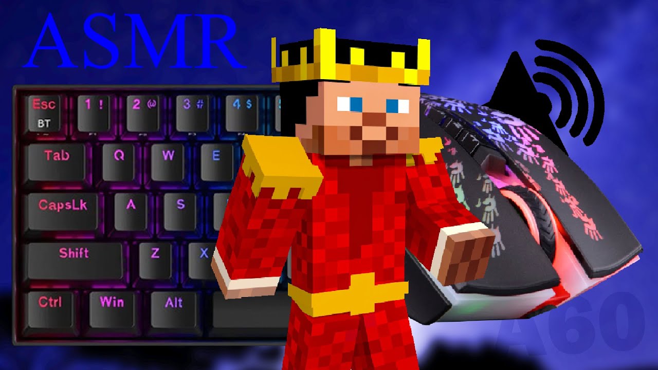 Hypixel Bedwars ASMR Mouse & Keyboard Sounds 🔥