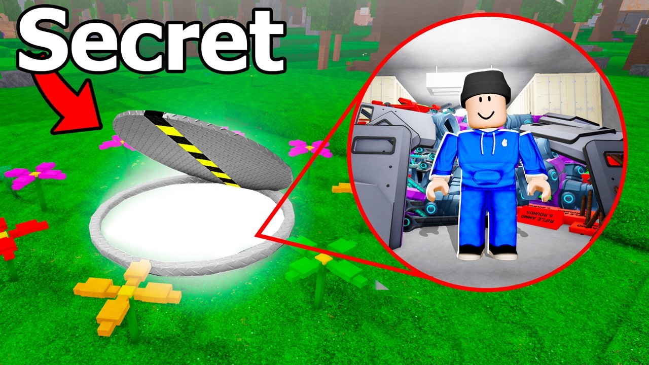 I Built the UNDERGROUND BUNKER in 99 Nights in the Forest!
