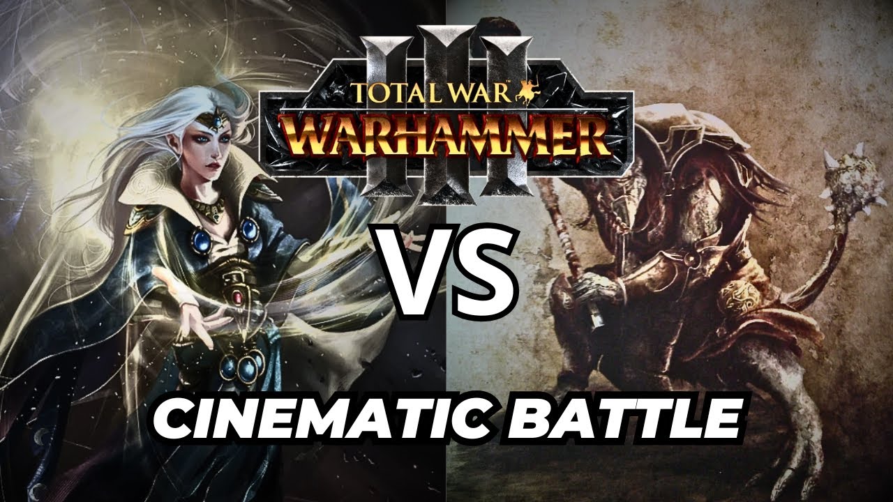 High Elves vs Fimir｜Total War Warhammer: Cinematic Ambush battle