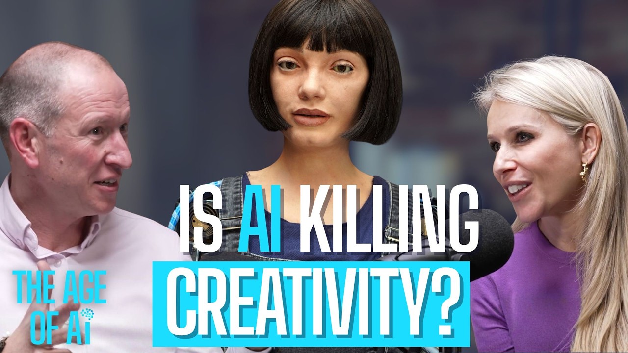 Will AI Kill Creativity? Ai-Da Robot | Lara Lewington and Ben Clark