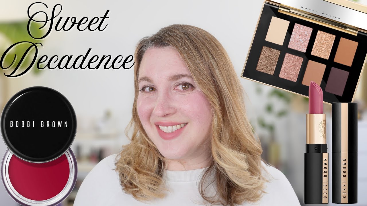 BOBBI BROWN Sweet Decadence Holiday Eyeshadow, Pomegranate Pot Rouge, & Sandwash Pink Lipstick