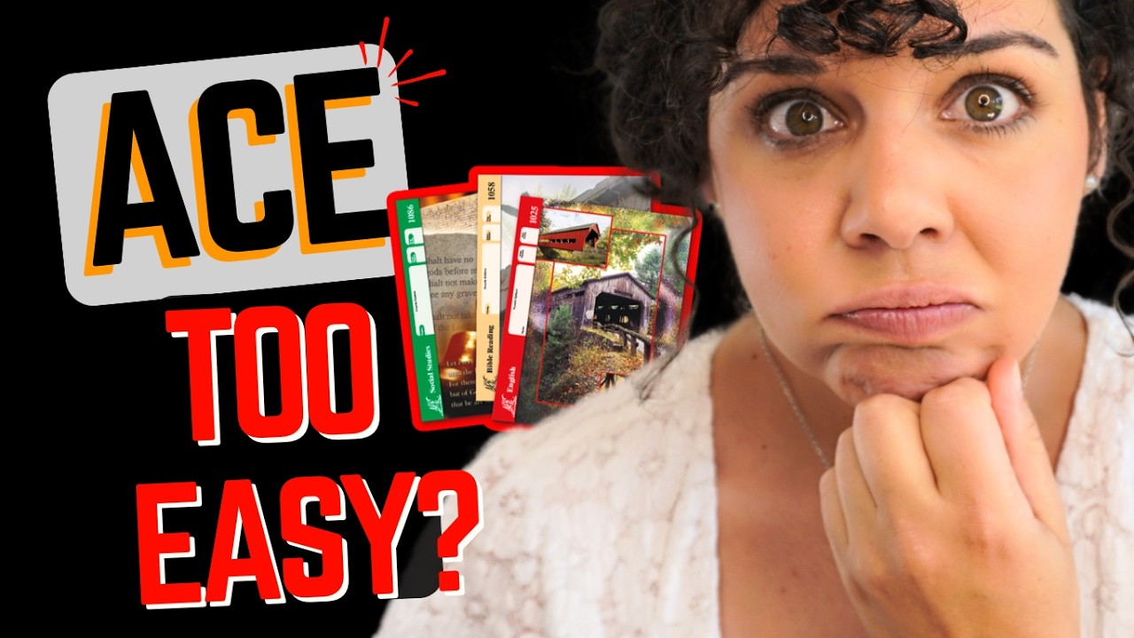 Are ACE Paces Just TOO EASY? [Accelerated Christian Education REVIEW]